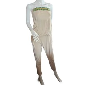 Fairly Beaded Jumpsuit Size 40/4 US NWT